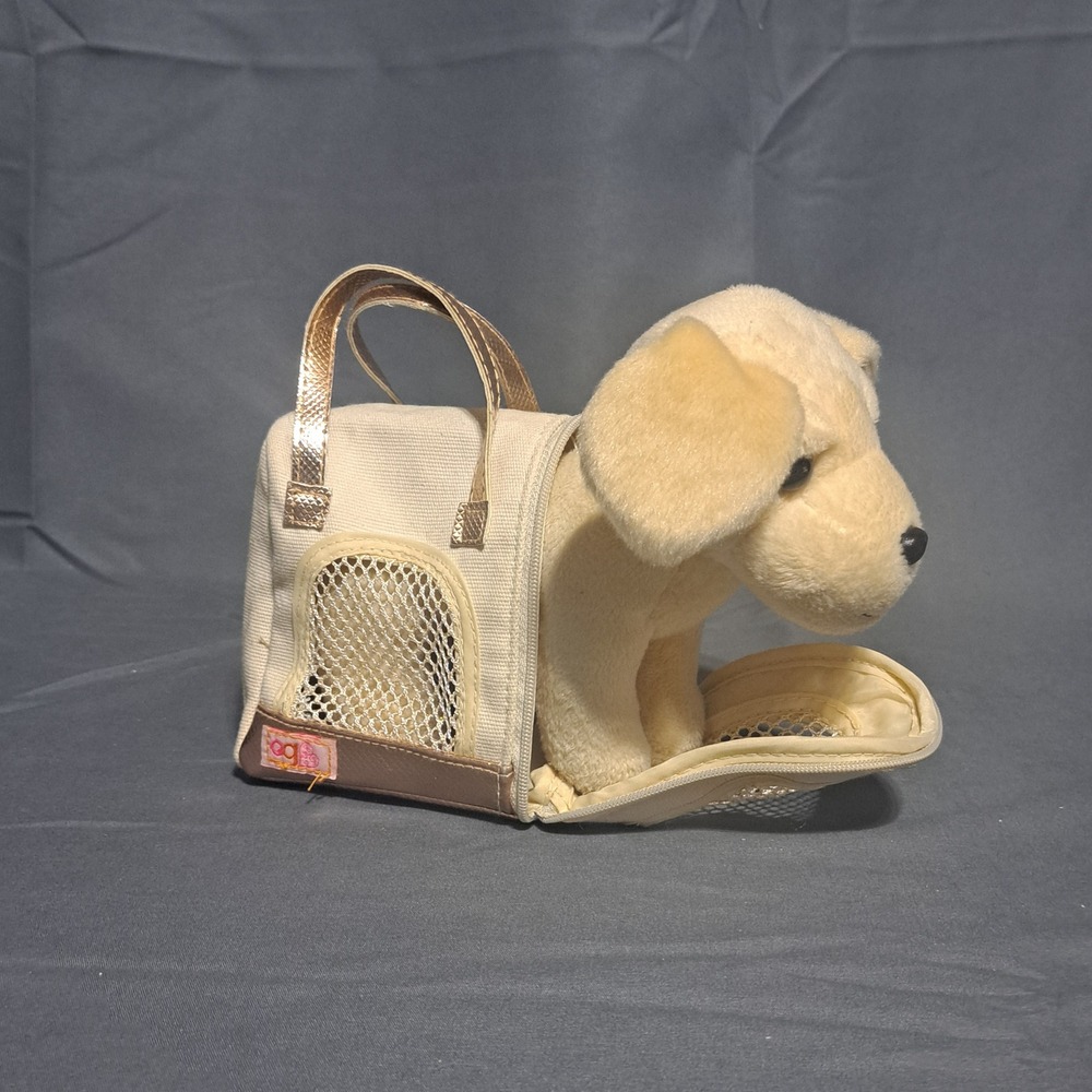 Our Generation OG Dog Carrier and Plush‎ Stuffed Animal